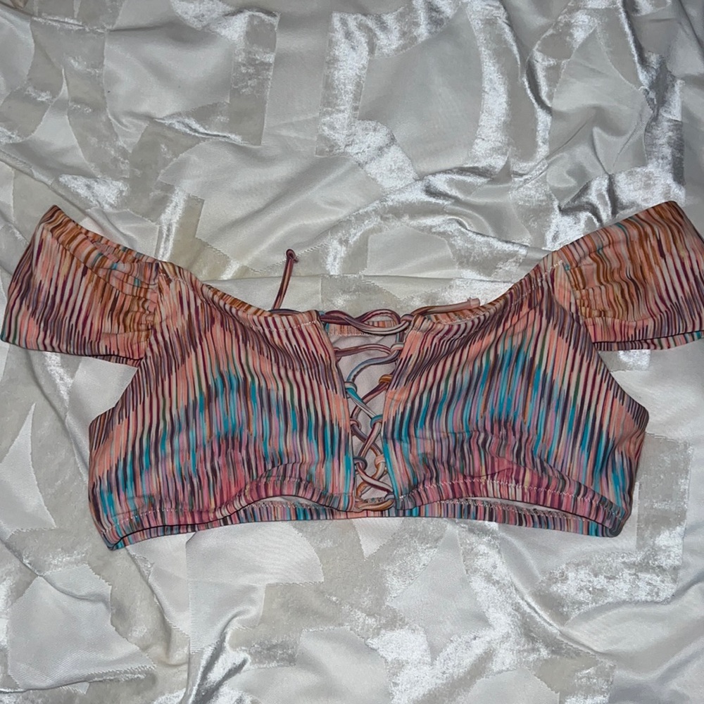 Off the shoulder bathing suit top